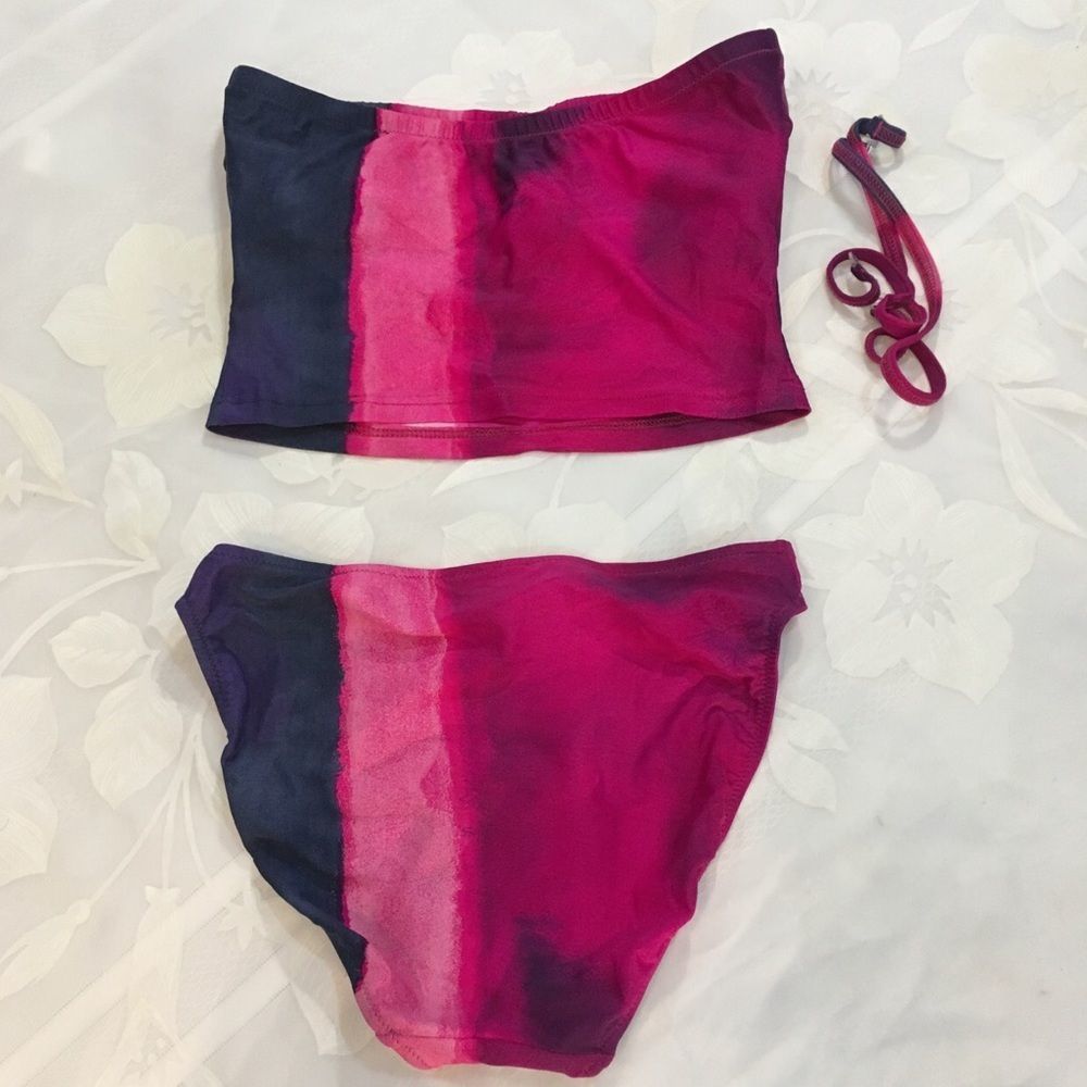 Vintage Gottex Two-Piece Bandeau Bathing Suit - Picture 2 of 5